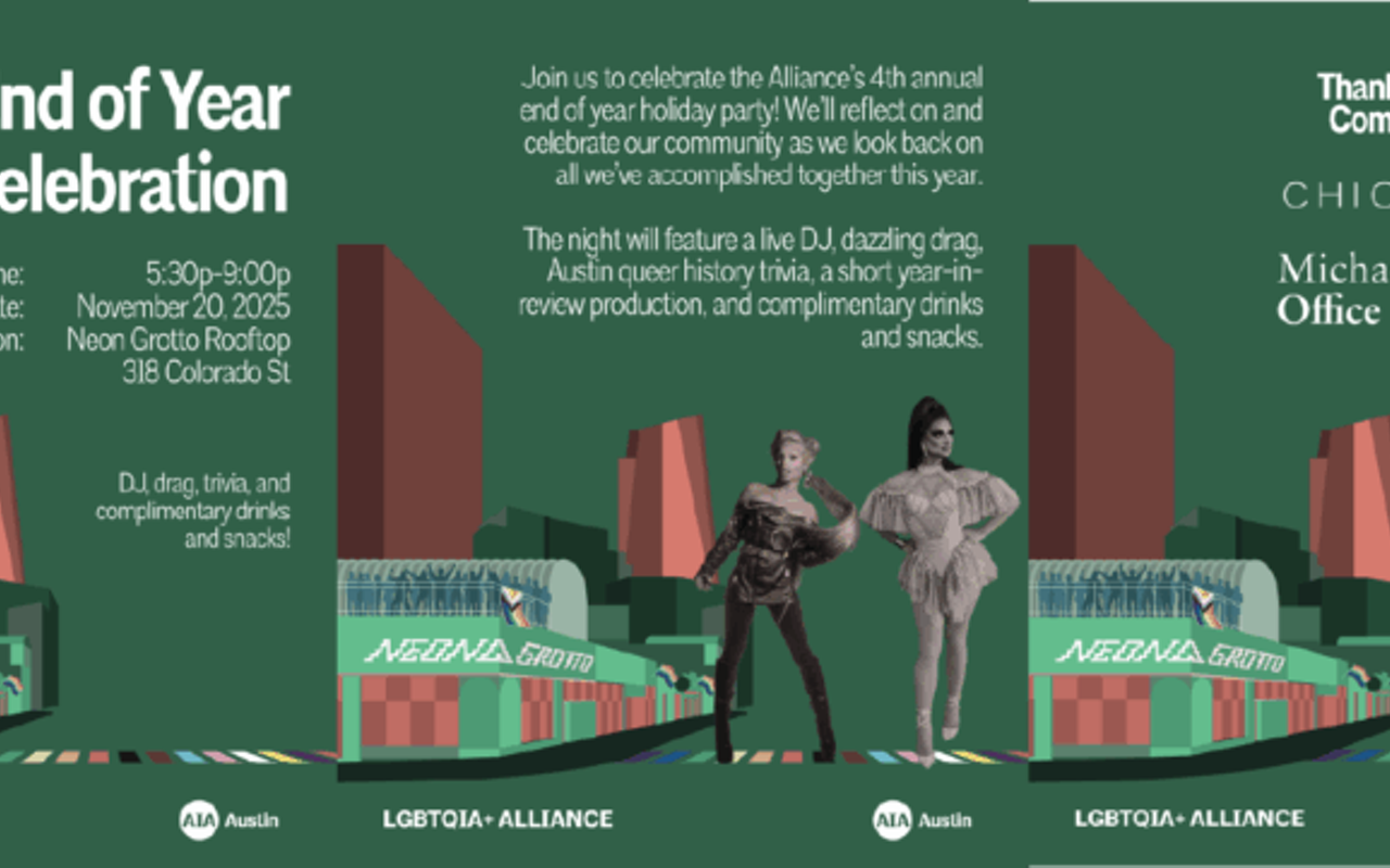 Image: AIA Austin LGBTQIA+ Alliance End of the Year Party
