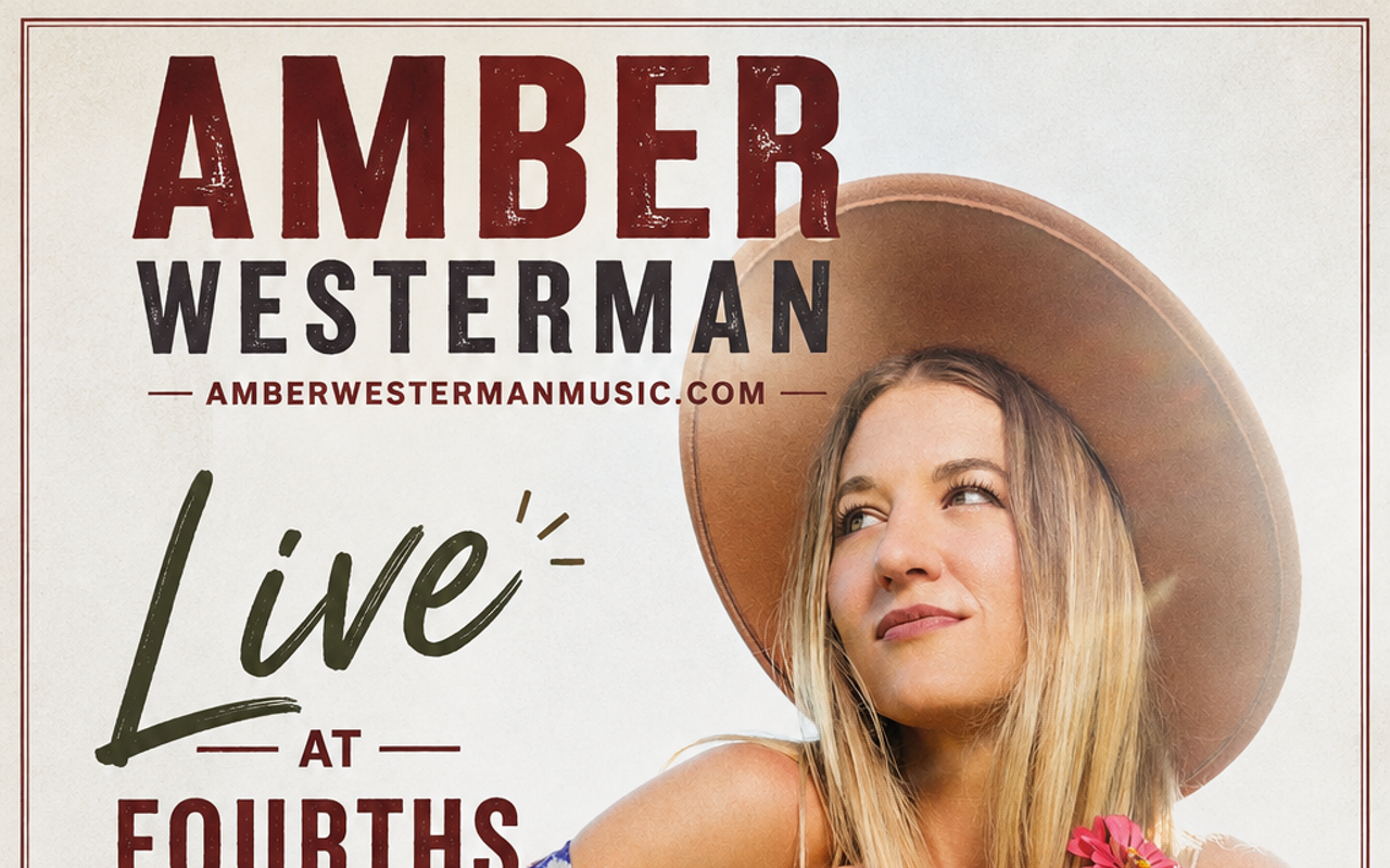 Image: Amber Westerman - in the Texas Vine and Brew Graden at Fourths 8/29 7:00pm