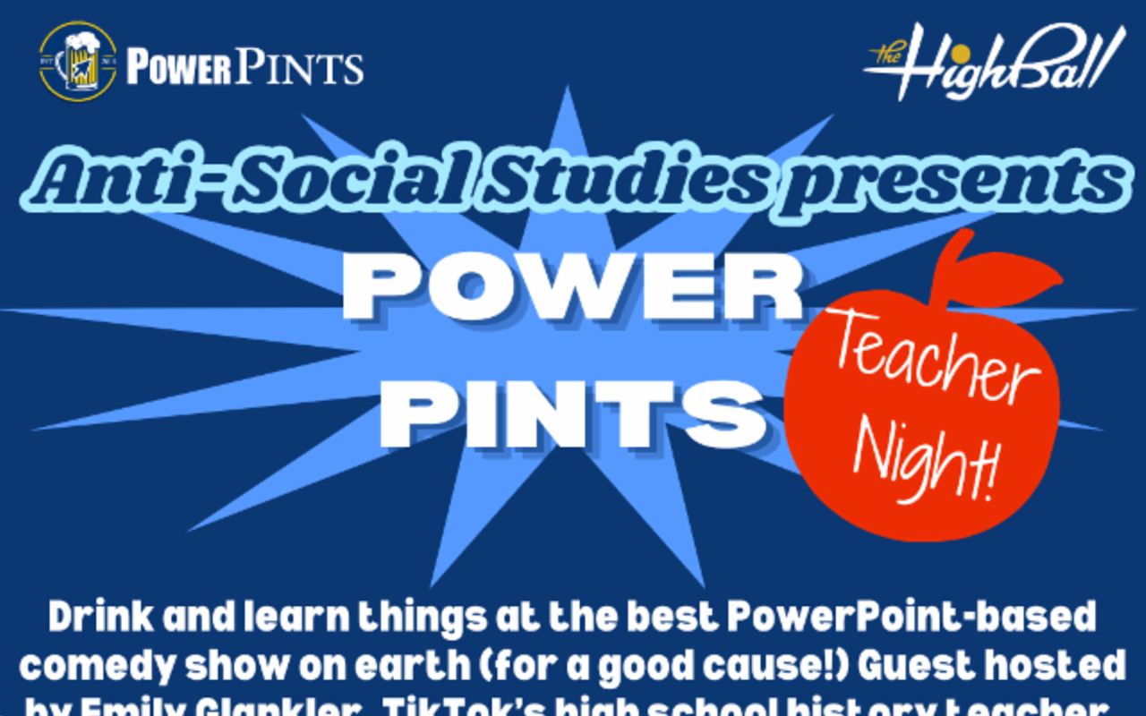 Image: Anti-Social Studies Presents Power Pints Teacher Night