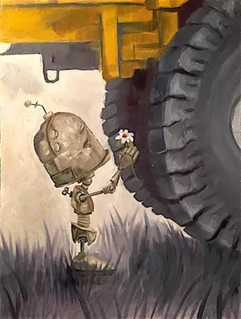 Image: Art for the People: Robots in Rowboats