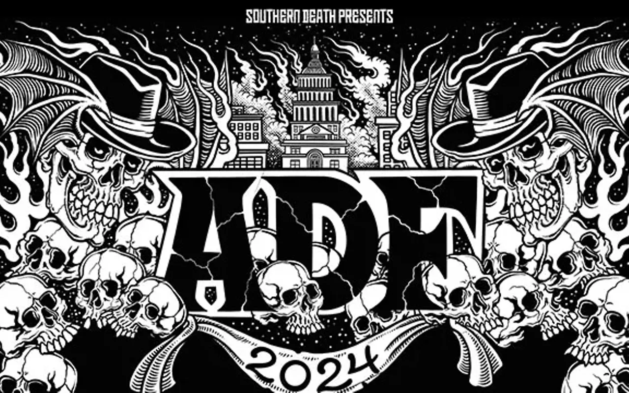 Image: Austin Death Fest Day 1 w/ Mortiferum, Outer Heaven, Witch Vomit, Sentenced 2 Die, Lunar Chamber, Maul, Torn in Half, Ritual Fog, Death File Red [outside]