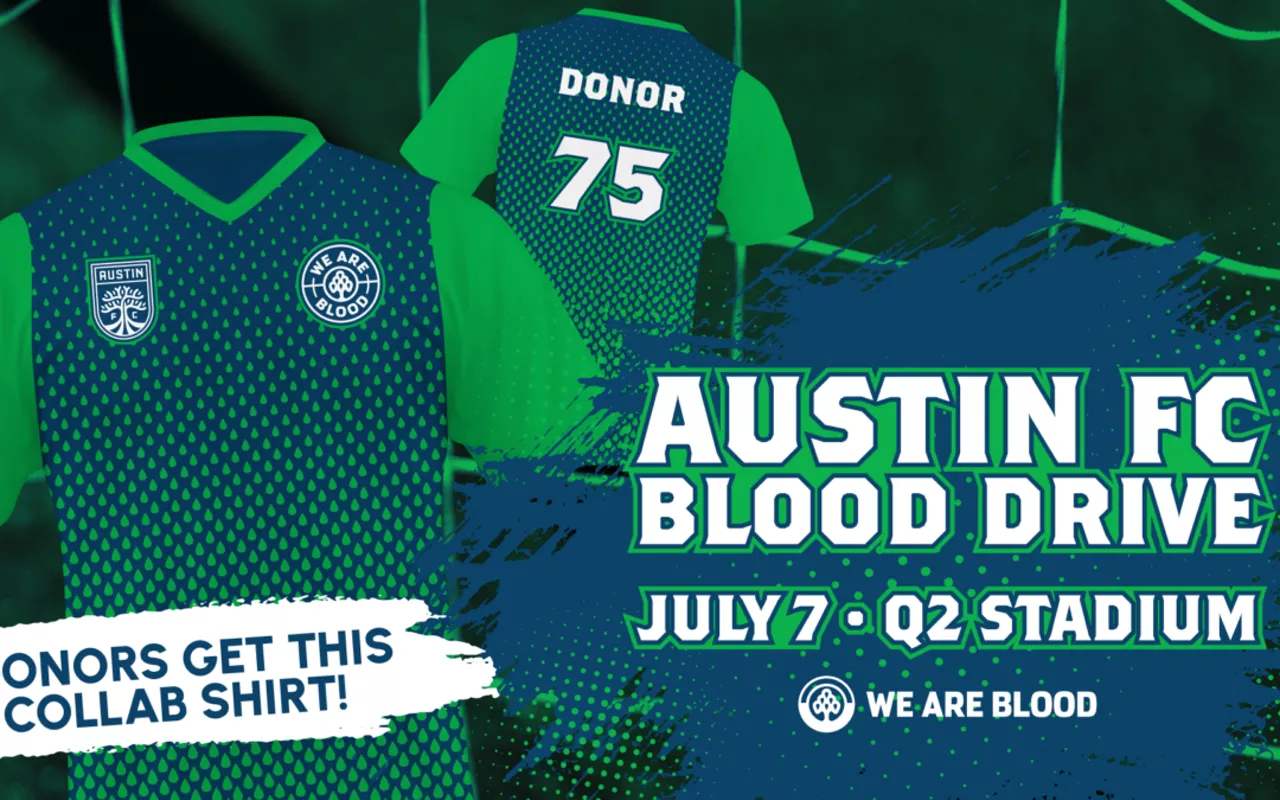 Image: Austin FC Blood Drive