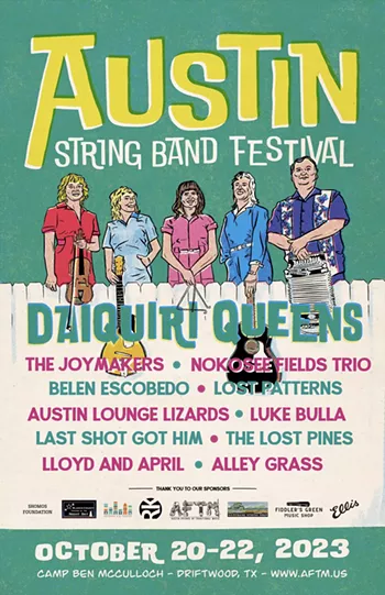 Image: Austin String Band Festival Day 2 w/ Daiquiri Queens, the Joymakers, Nokosee Fields Trio, Austin Lounge Lizards, George Rios & Friends, Lost Pines, Lost Patterns, Alley Grass, Belen Escobedo, Luke Bulla, Lloyd & April, Various Artists