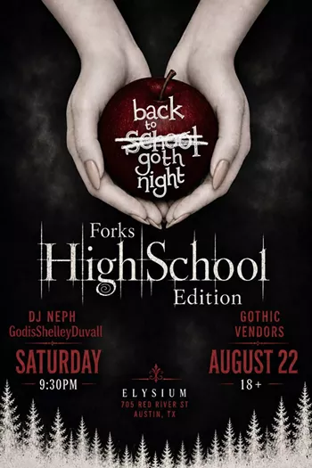 Image: Back to Goth Night & Bazaar: Forks High Edition