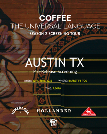 Image: Barrett&rsquo;s Coffee Screening of &ldquo;COFFEE The Universal Language&rdquo; sponsored by Oatly