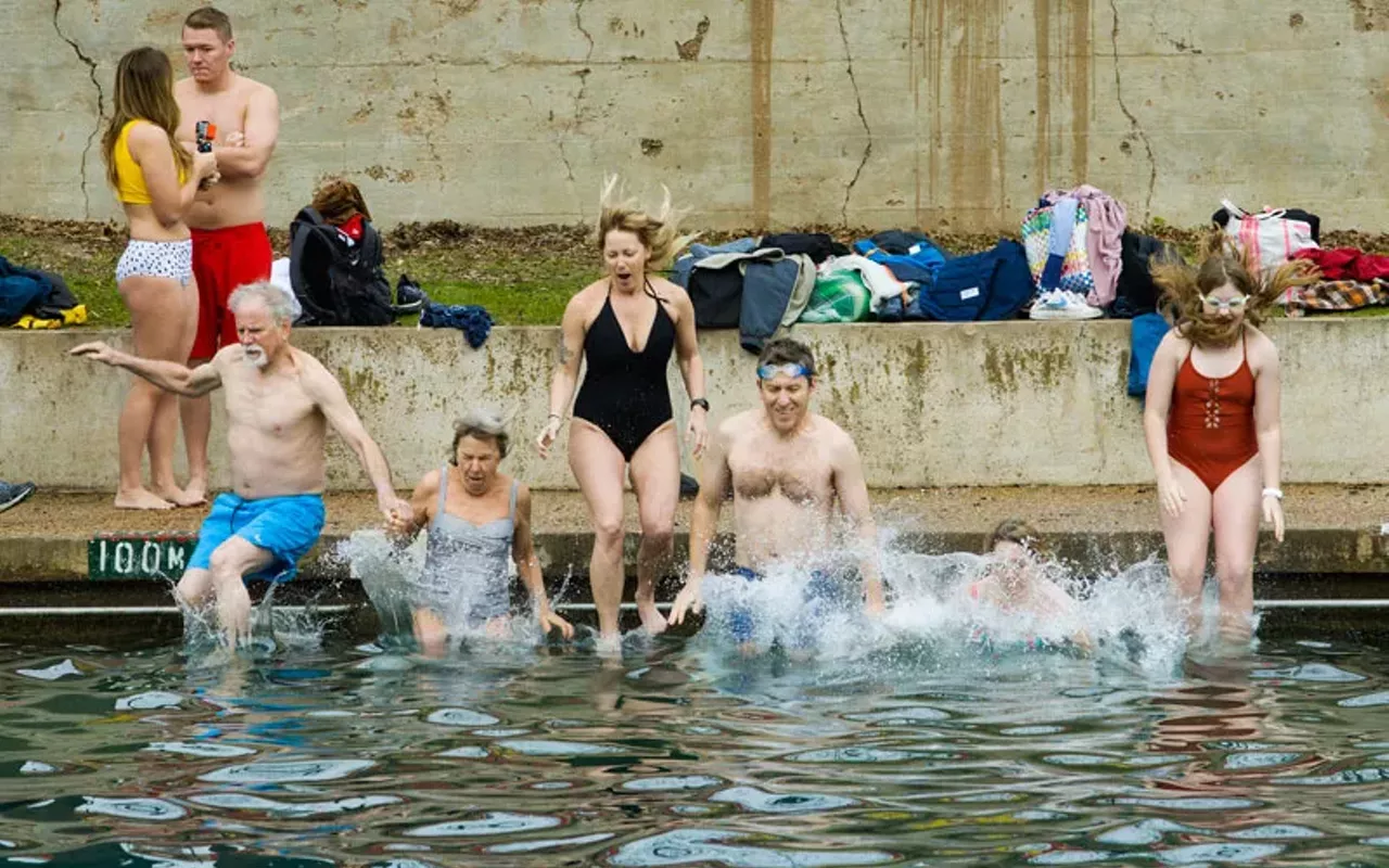Image: Barton Springs Polar Bear Plunge