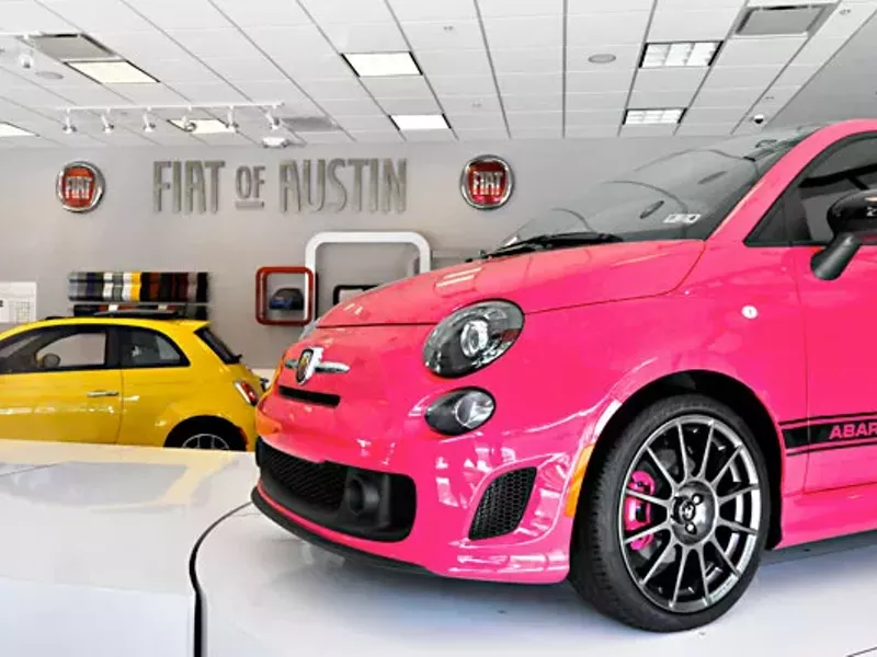 Image: Best Free Hot Pink Fiat Abarth
