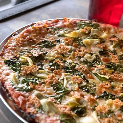 Image: Best Meatless Bar Style Pizza