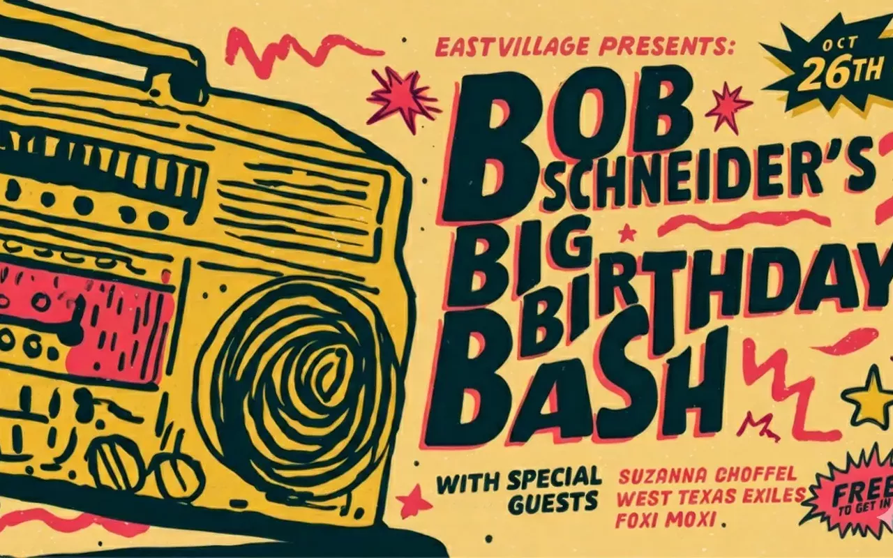 Image: Bob Schneider's Big Birthday Bash