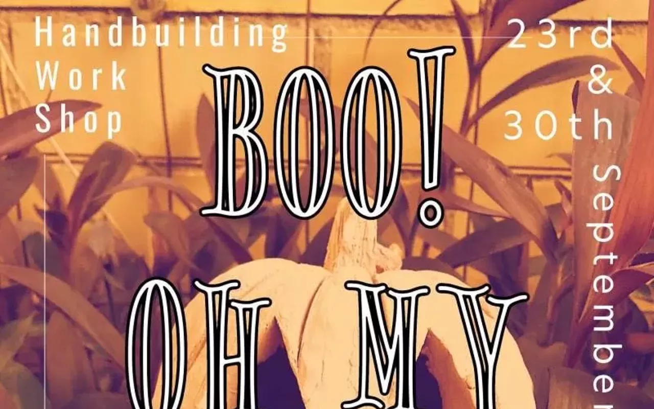 Image: Boo! Oh My Gourd Pottery Workshop