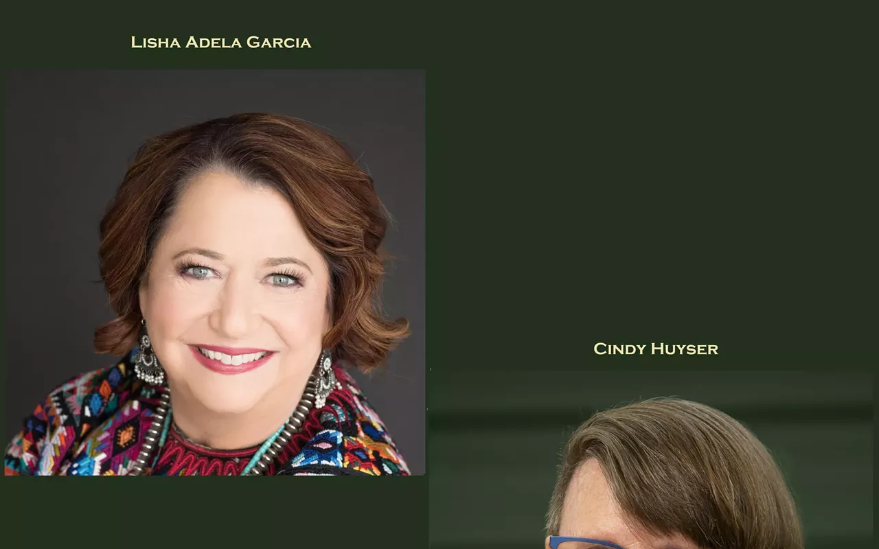 Image: BookWoman 2nd Thursday Poetry Reading and Open Mic presents Lisha Adela Garcia and Cindy Huyser