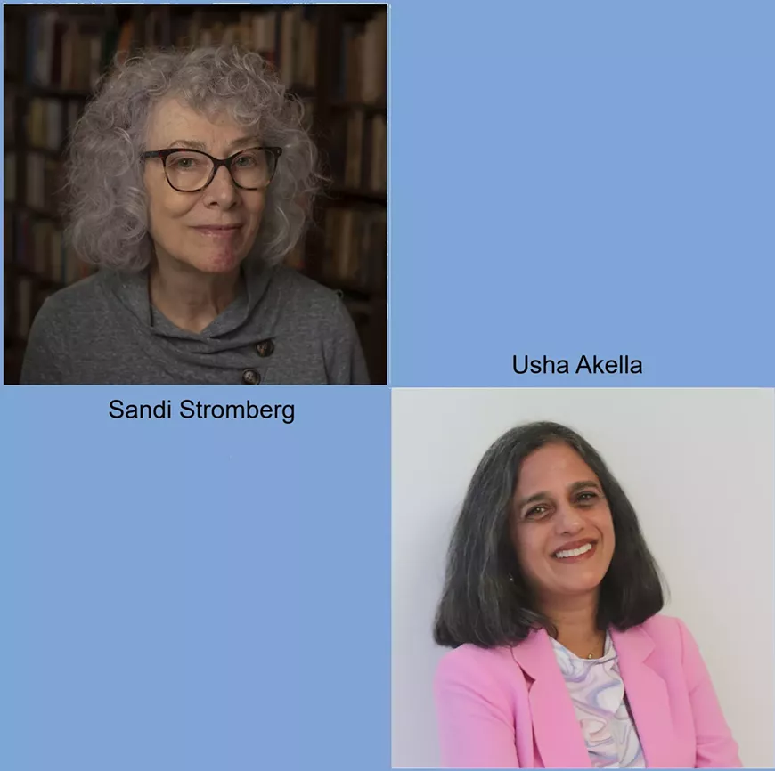 Features Sandi Stromberg and Usha Akella