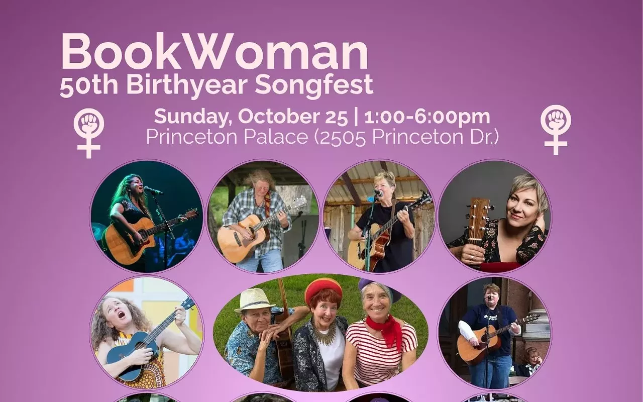 Image: BookWoman 50th Songfest w/ Kiya Heartwood, Lara Linette, Nancy Scott, more
