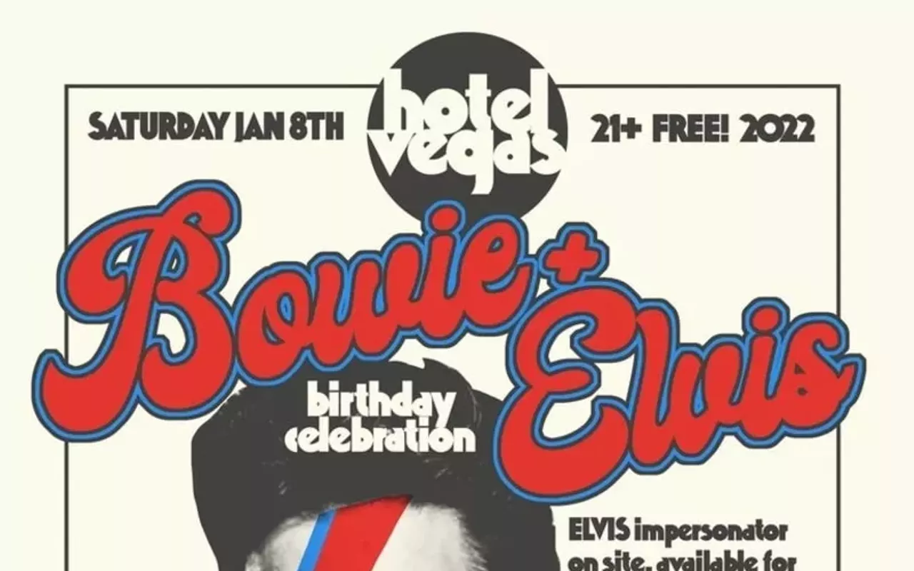 Image: Bowie & Elvis Birthday Celebration