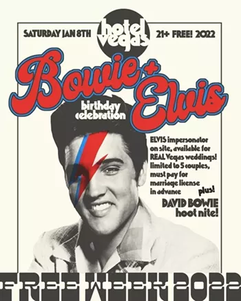 Image: Bowie & Elvis Birthday Celebration