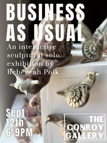 Image: Business As Usual: An Interactive Sculptural Solo Exhibition by Rebeccah Polk