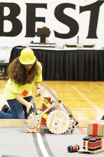 Image: Capitol BEST Robotics Competition Practice Day