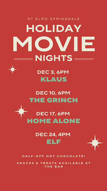 Image: Christmas Movie Nights