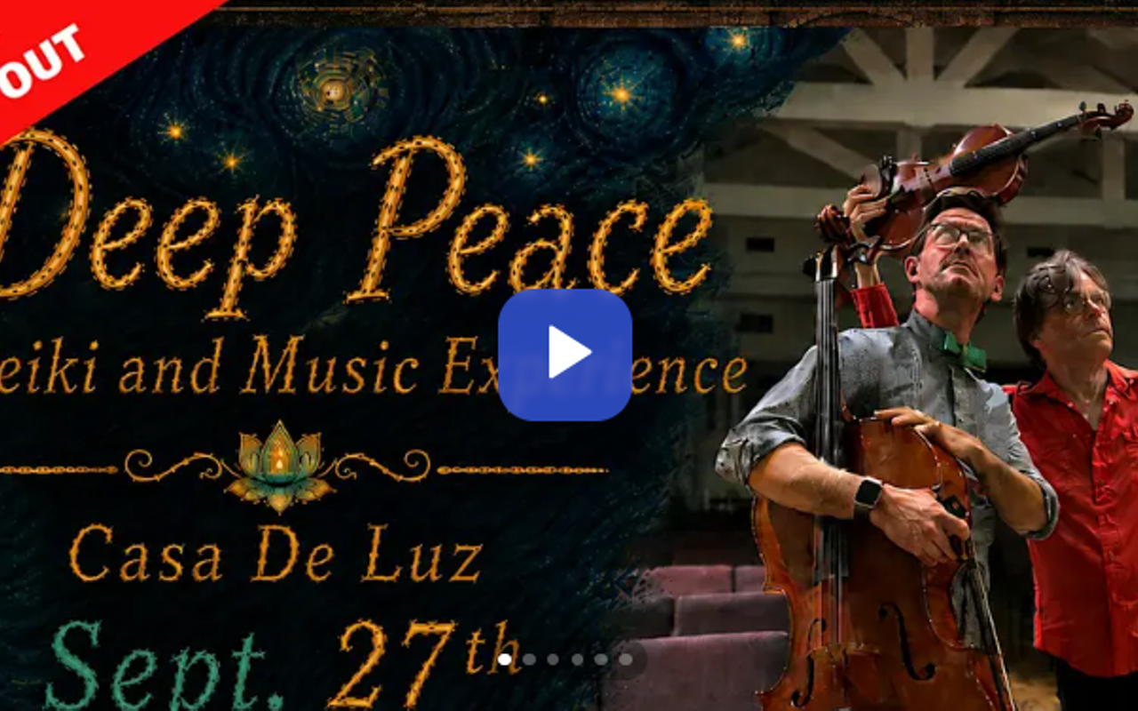 Image: Deep Peace Concert in the Dark w/Radiohead, Beatles and Beyond + Reiki