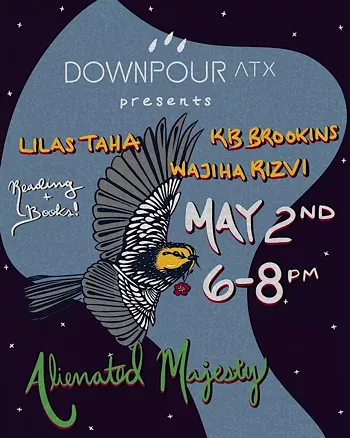 Image: Downpour ATX Presents Lilas Taha, KB Brookins, and Wajiha Rizvi