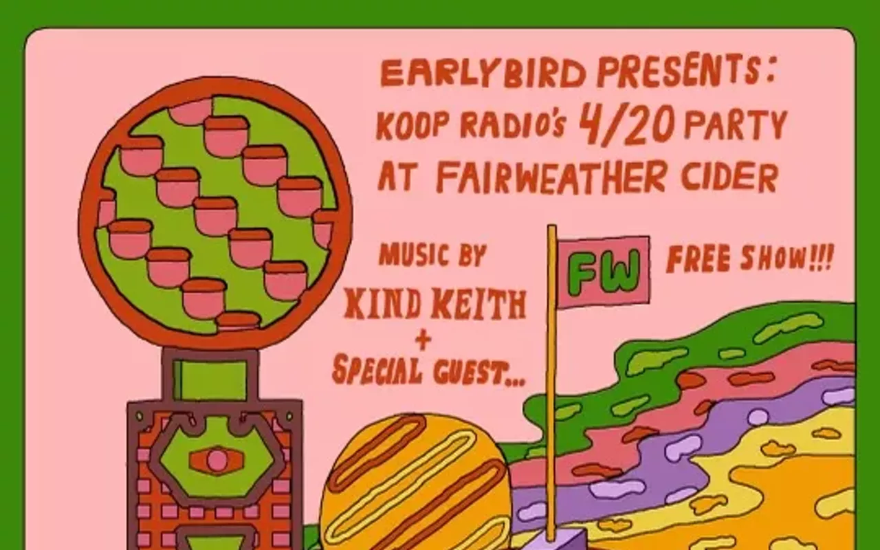 Image: Earlybird presents KOOP Radio's 4/20 party w/ KindKeith, Art Baker (DJ set), Honest John (DJ set)