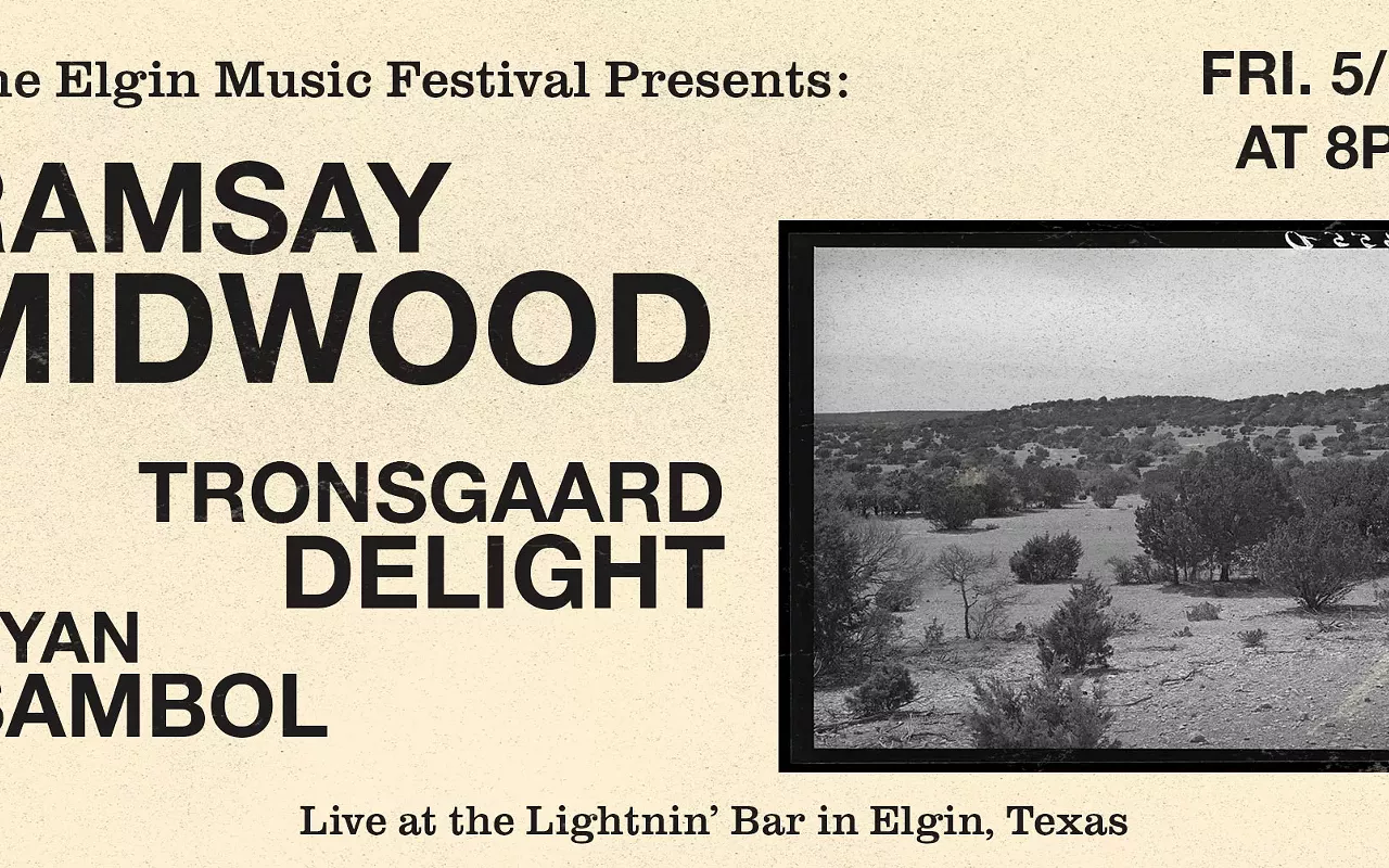 Image: Elgin Music Festival presents Ramsay Midwood, Tronsgaard Delight, Ryan Sambol