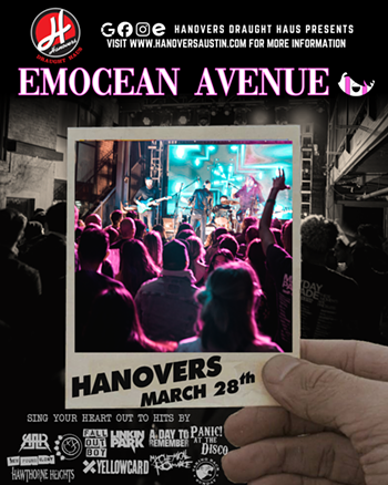Image: EMOcean Avenue LIVE at Hanovers Pflugerville