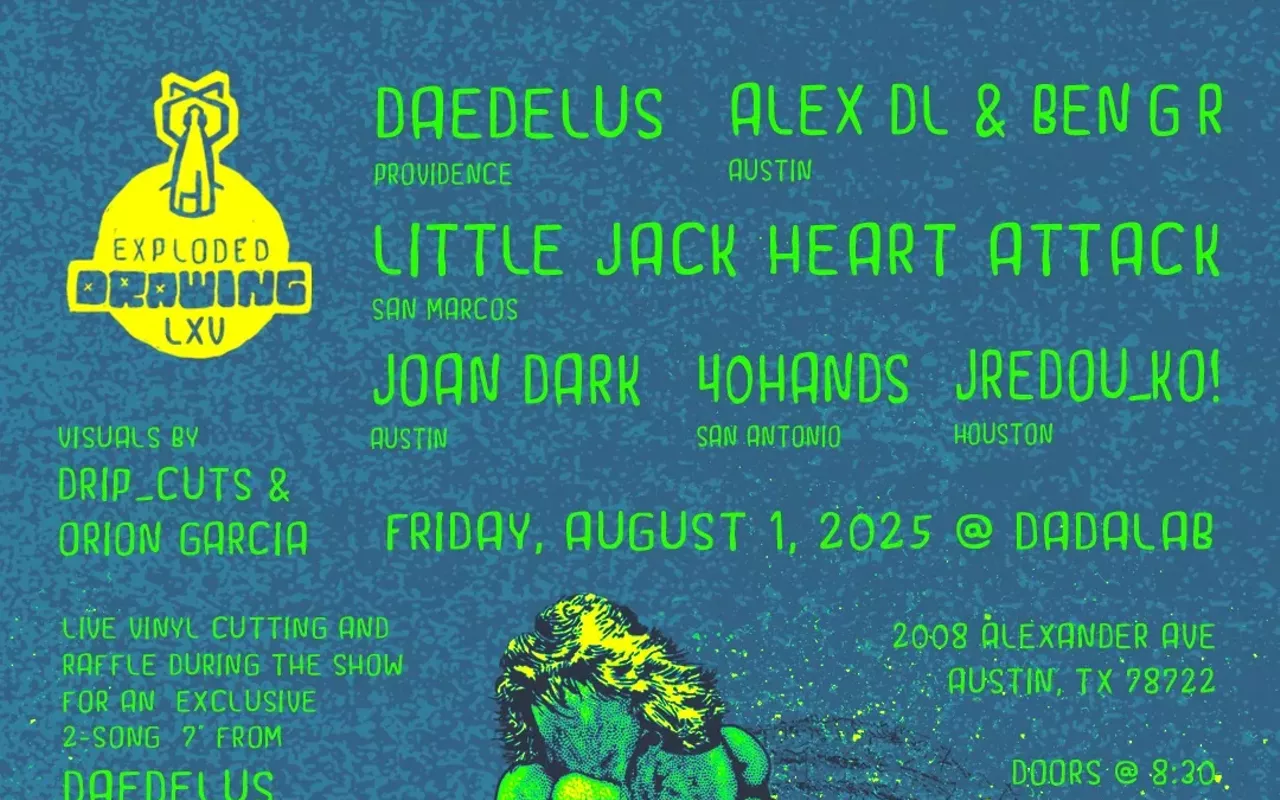 Image: Exploded Drawing w/ Daedelus, Alex DL & Beng.r, Little Jack Heart Attack, Joan Dark, 40hands, JREDOU_KO