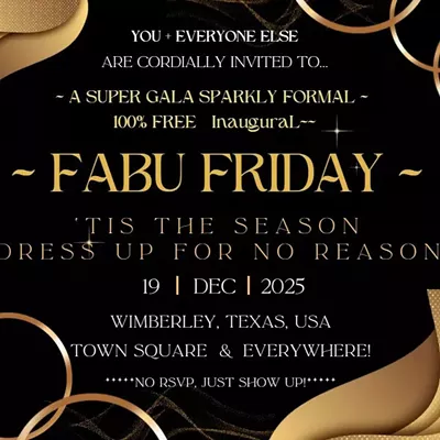 Image: FABU FRIDAY WIMBERLEY REGIONAL DRESS MOB!