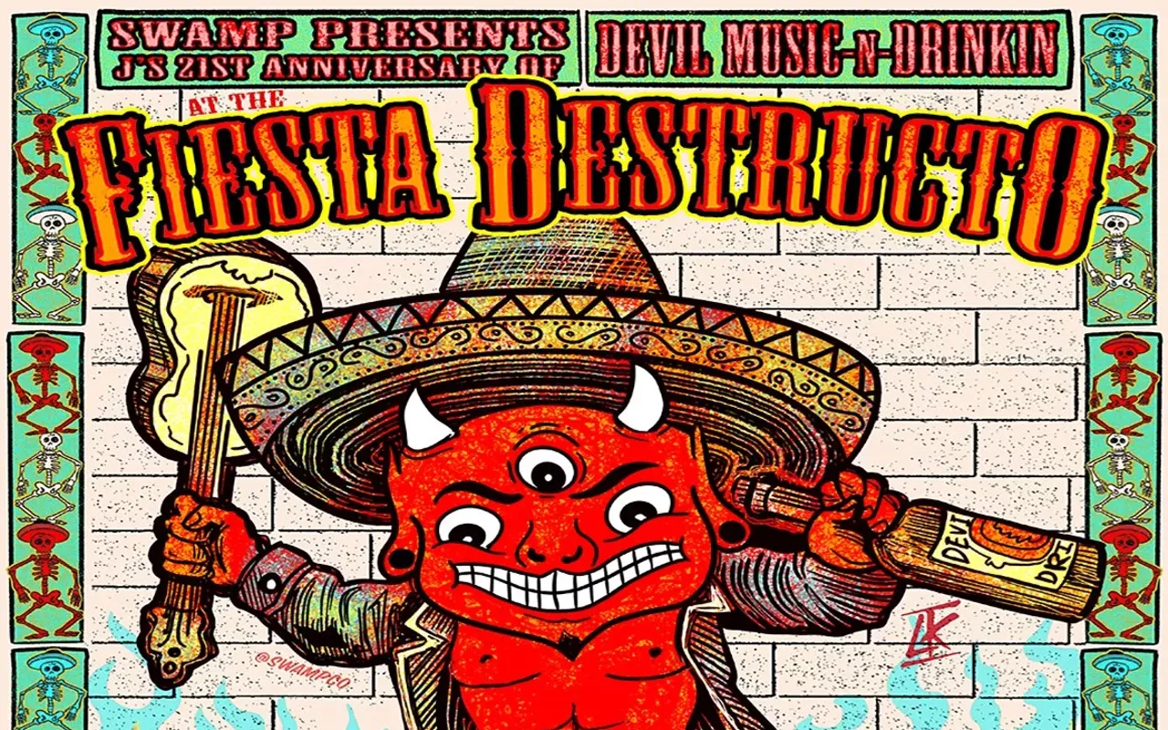 Image: Fiesta Destructo w/ Pissed Jeans, Soul Glo, Pigs Pigs Pigs Pigs Pigs Pigs Pigs, A Giant Dog, Drakulas [patio]; Dregs, SPLLIT, UpChuck, Waste Man, TVOD, Civic [grandstand]