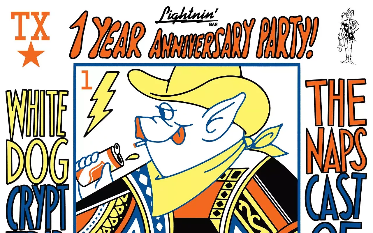 Image: First anniversary w/ White Dog, Crypt Trip, Tearjerk, the Naps, Cast of Thousands