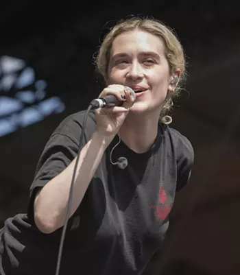 Image: FLOODfest w/ Sudan Archives (5:00), Ekkstacy (4:00), Indigo De Souza (3:00), Baby Rose (2:00), Frost Children (1:00), Civic (noon) [outside]; Sunflower Bean (4:30), Blondshell (3:30), Sports Team (2:30), Barrie (1:30), GOON (12:30), Victoria Canal