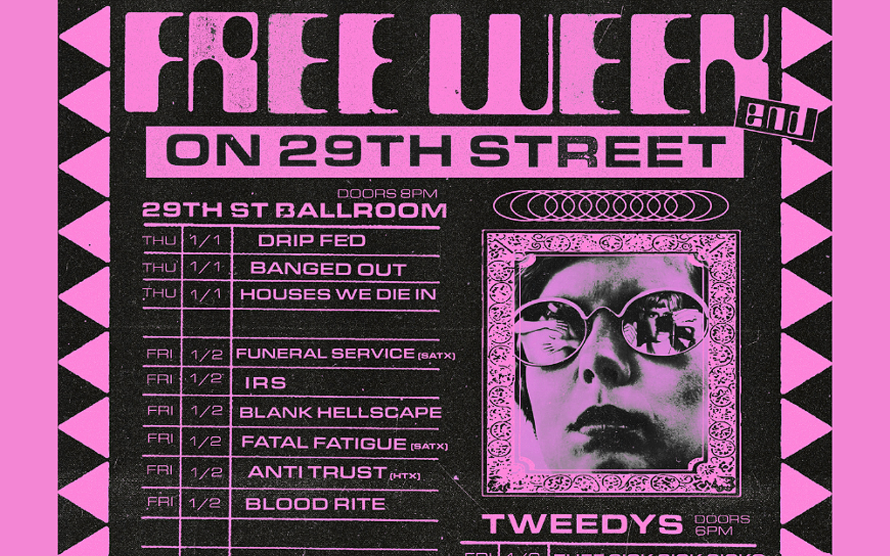 Image: Free Week(end) w/ Thee Sick Sick Sicks, Brianbrianbrian, Cheap Fix, New Scenery