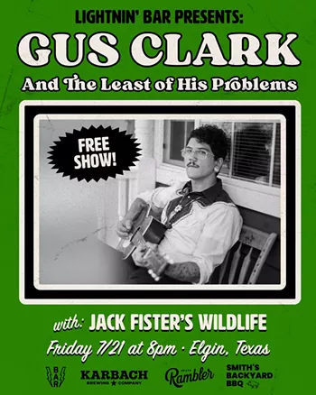 Image: Gus Clark & the Least of His Problems, Jack Fister's Wildlife