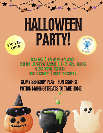 Image: Halloween Party for 1-5 year olds