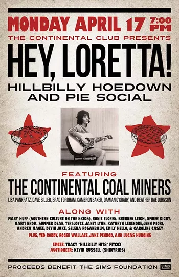 Image: Hey, Loretta! Hillbilly Hoedown & Pie Social (SIMS Benefit)