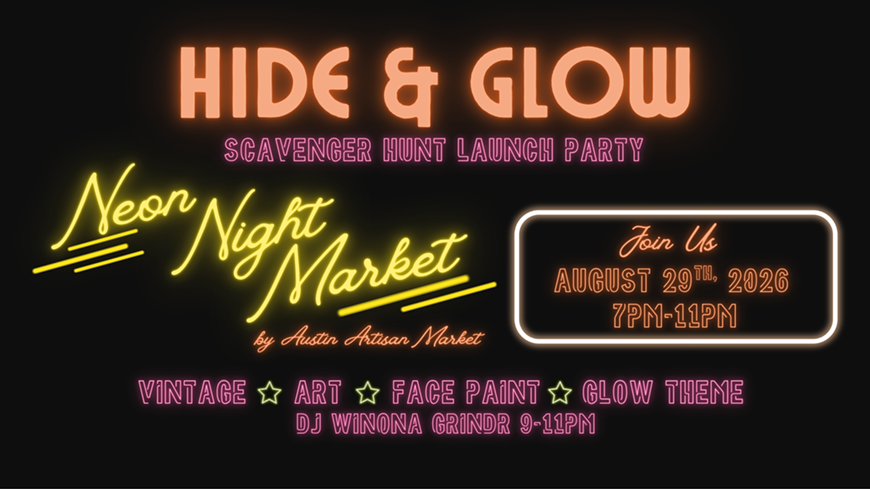 Hide & Glow Scavenger Hunt Launch Party