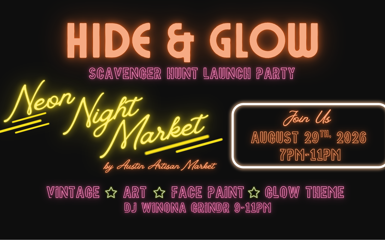 Image: Hide & Glow Scavenger Hunt Launch Party