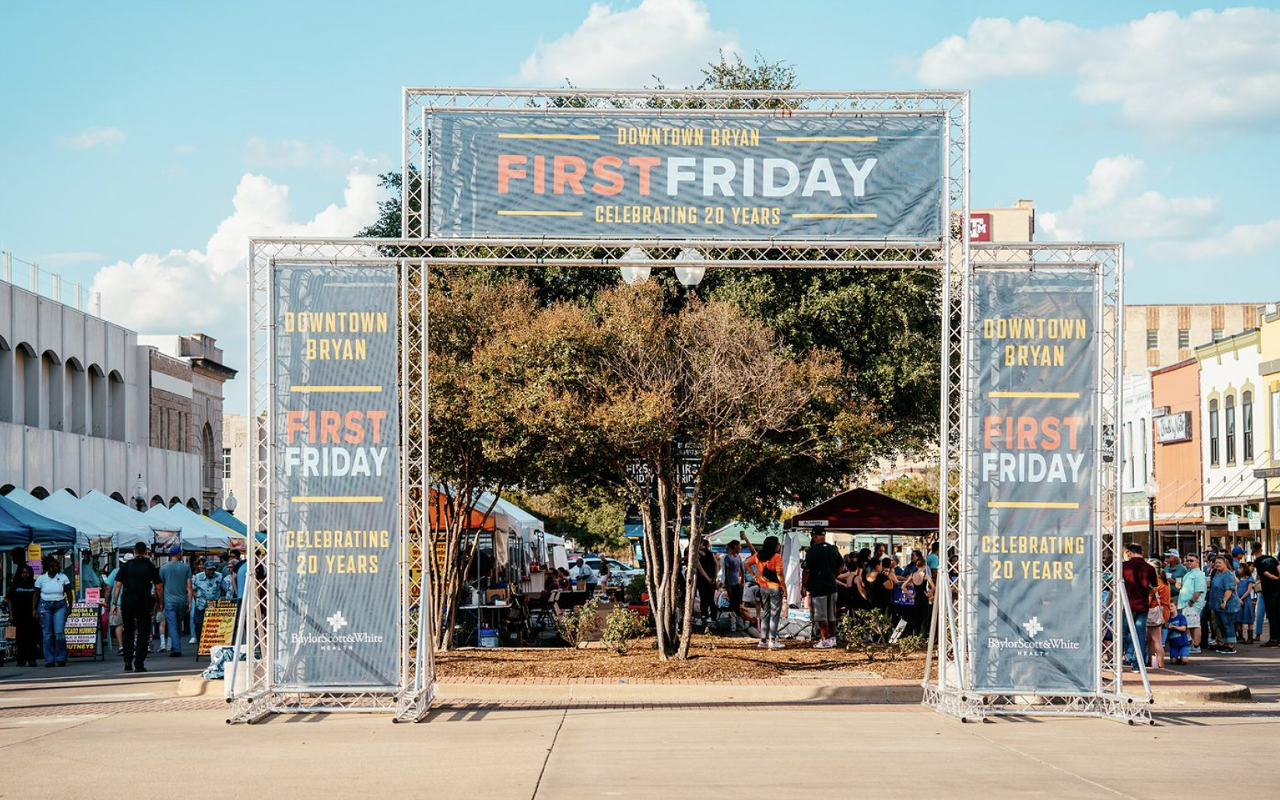 Image: Historic Downtown Bryan: First Friday