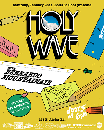Image: Holy Wave, Marry Cherry, Bernardo Mountainair
