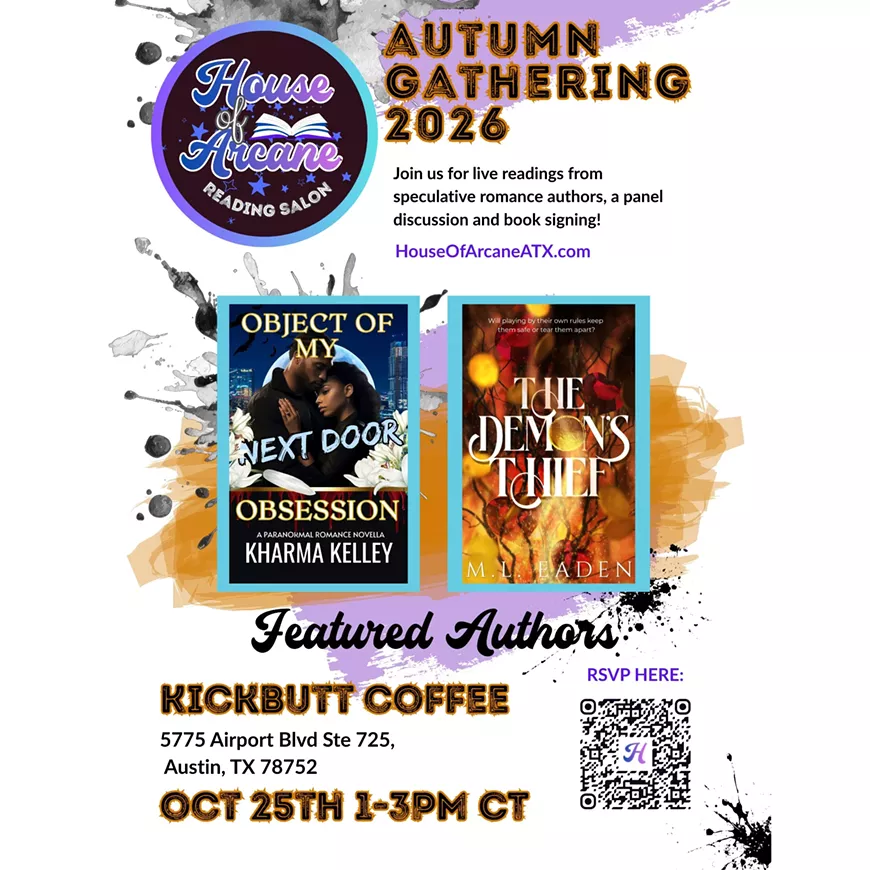 Join us for live readings from local Austin Paranormal Romance authors