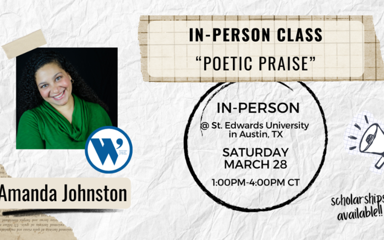 Image: In-Person Class: &ldquo;Poetic Praise&rdquo; with Amanda Johnston