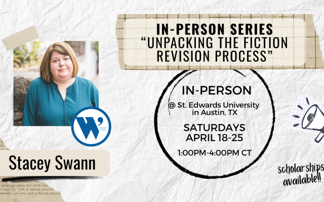 Image: In-Person Series: &ldquo;Unpacking the Fiction Revision Process&rdquo; with Stacey Swann