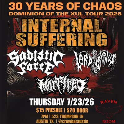 Image: INTERNAL SUFFERING + SADISTIC FORCE - 30 Years of Chaos Tour : Day 1 Raven Mayhem Fest '26