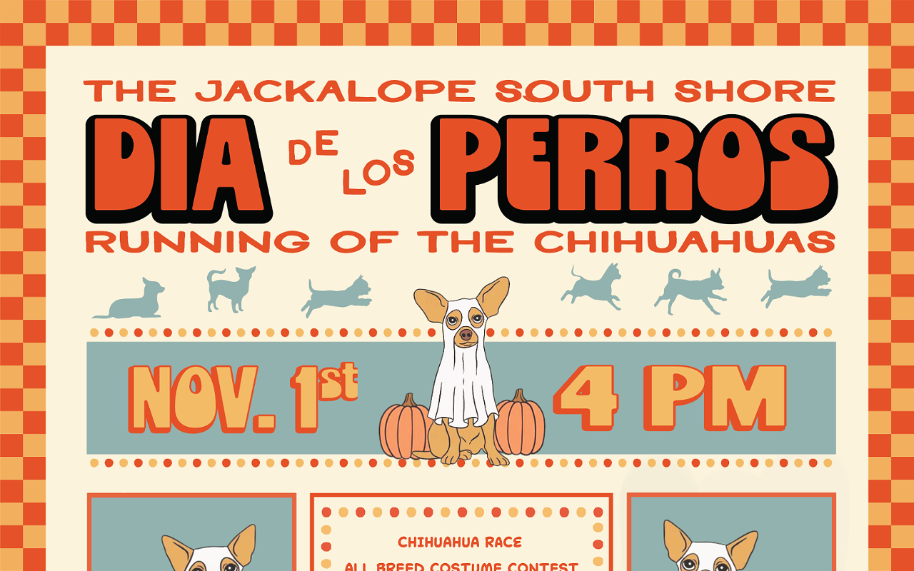 Image: JACKALOPE'S DIA DE LOS PERROS RUNNING OF THE CHIHUAHUAS