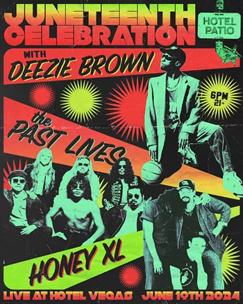 Image: Juneteenth celebration w/ Deezie Brown, the Past Lives, Honey XL