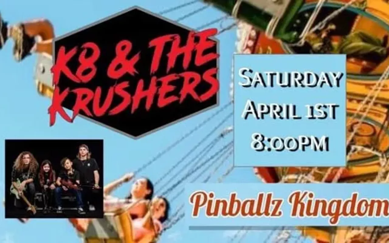 Image: K8 & the Krushers at Pinballz Kingdom