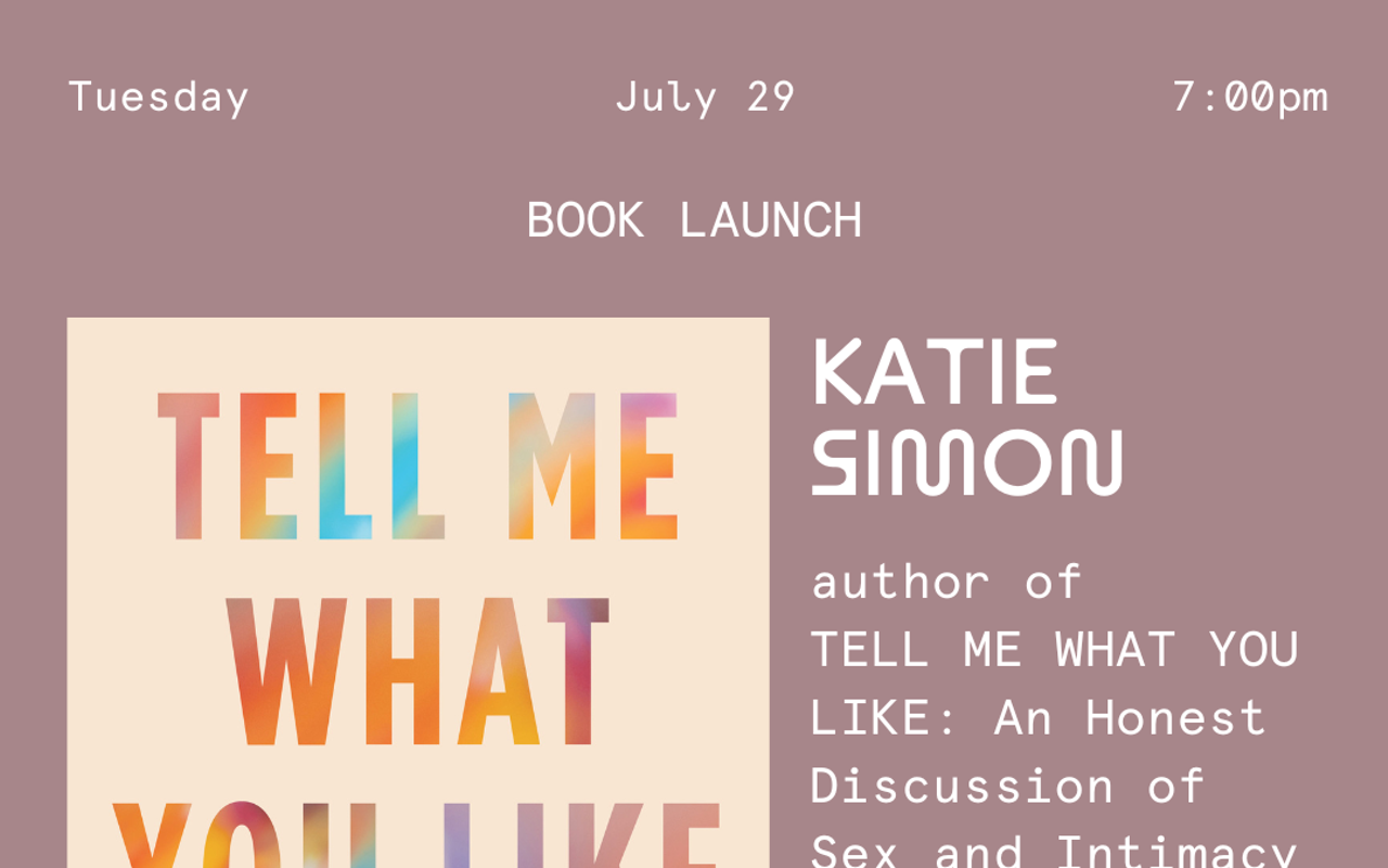 Image: Katie Simon: Tell Me What You Like