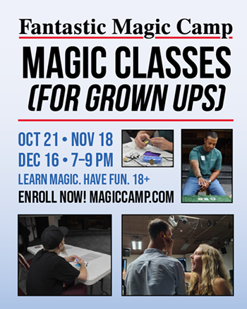 Image: Magic Classes (For Grown Ups)