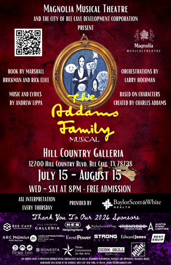 Image: Magnolia Musical Theatre: The Addams Family